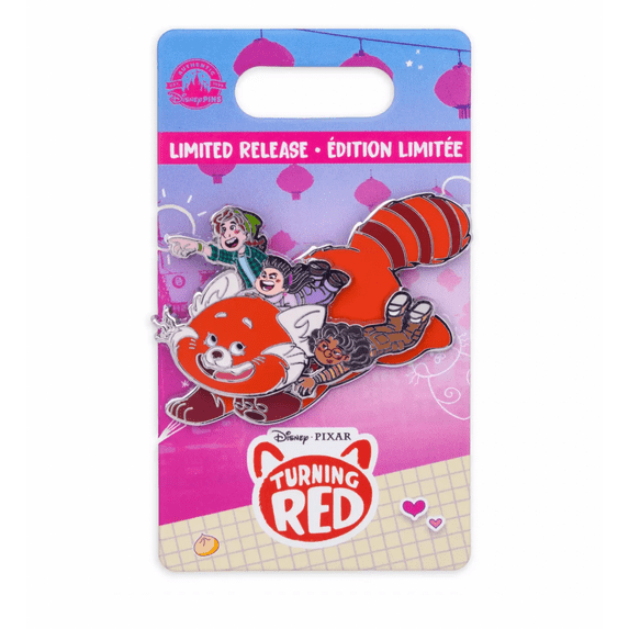 Disney Pixar 2022 Turning Red Movie Cast Limited Release Pin New with Card