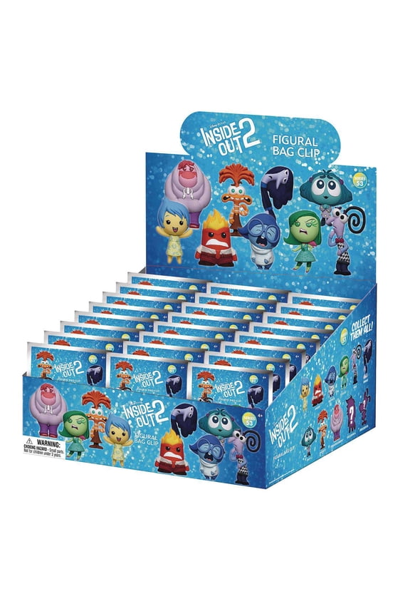 Disney / Pixar 3D Figural Keyring Disney Inside Out Series 2 Mystery Box (24 Packs)
