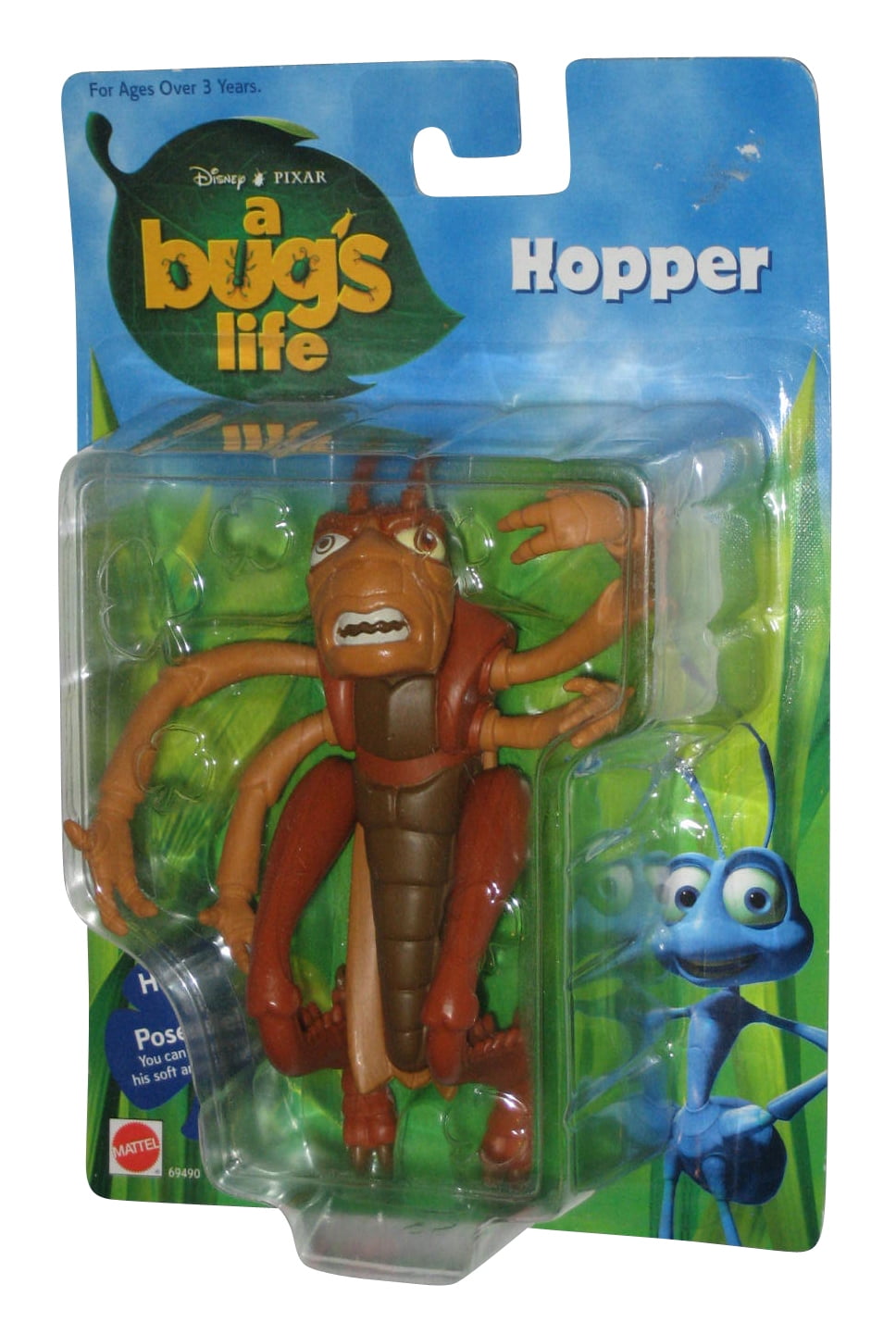 Disney Pixar A Bug's Life Hopper Mattel Action Figure