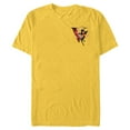 thumbnail image 1 of Disney & Pixar Alphabet Monogram Incredibles Letter V Violet - Short Sleeve Blended T-Shirt for Adults - Customized-Yellow, 1 of 5