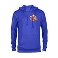 thumbnail image 1 of Disney & Pixar Alphabet Monogram Letter L Lightning McQueen - Pullover Hoodie for Adults - Customized-Royal, 1 of 5