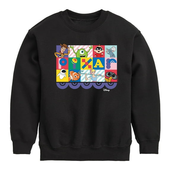 Disney - Pixar Block - Toddler & Youth Crewneck Fleece Sweatshirt