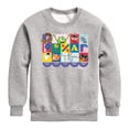 thumbnail image 1 of Disney - Pixar Block - Toddler & Youth Crewneck Fleece Sweatshirt, 1 of 5