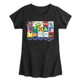 thumbnail image 1 of Disney - Pixar Block - Toddler & Youth Girls Short Sleeve Graphic T-Shirt, 1 of 5