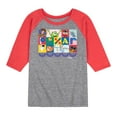 thumbnail image 1 of Disney - Pixar Block - Toddler & Youth Raglan Graphic T-Shirt, 1 of 6