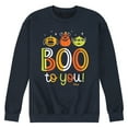 thumbnail image 1 of Disney Pixar - Boo To You - Men's Crew Neck Fleece Pullover, 1 of 5