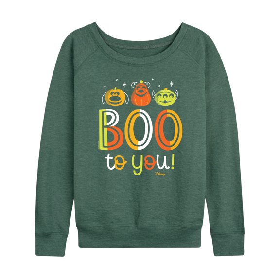 Disney Pixar - Boo To You - Women's Lightweight French Terry Long Sleeve Shirt