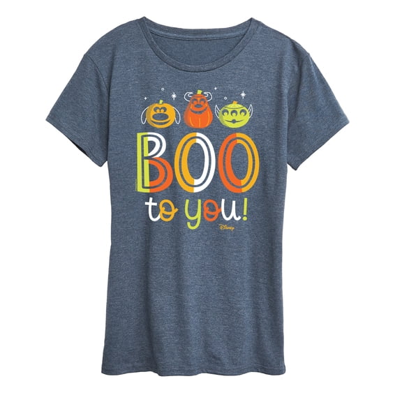 Disney Pixar - Boo To You - Women's Short Sleeve Graphic T-Shirt