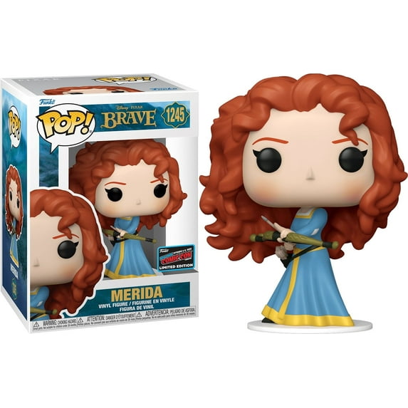 Disney Pixar Brave Merida NYCC (Official Sticker) Exclusive Funko Pop! #1245