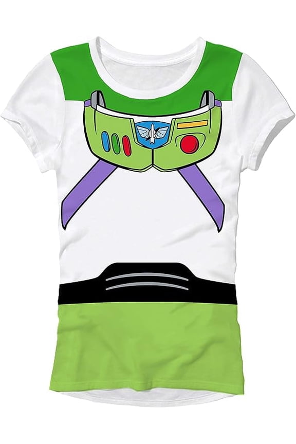 Disney Pixar Buzz Lightyear Costume Juniors T-Shirt (XX-Large)