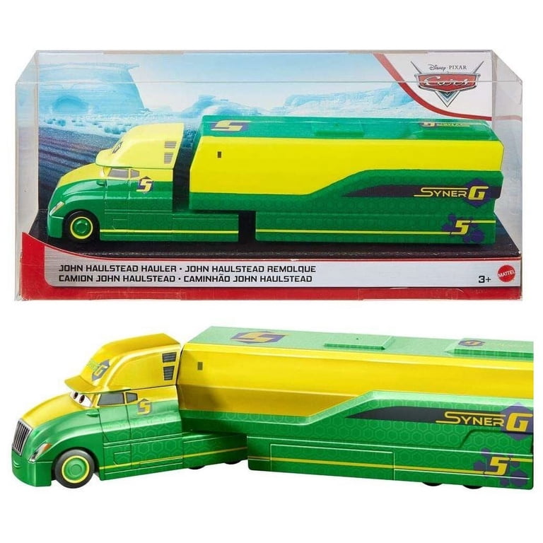 Disney Pixar CARS John Haulstead Hauler #5 SYNER G Rig & Trailer