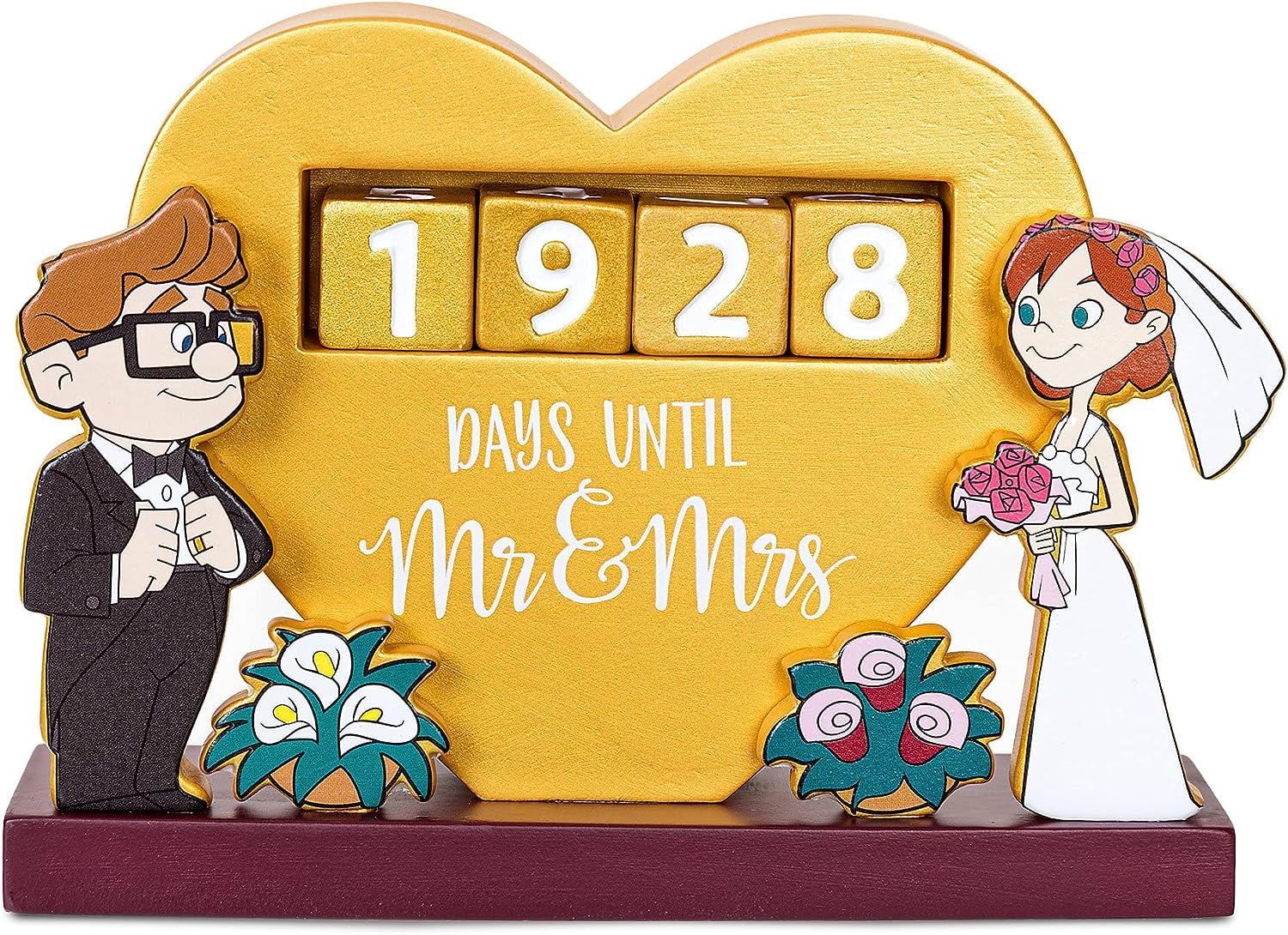Disney Pixar Carl and Ellie Wedding Countdown Calendar – Up - Walmart.com, image size:1500x1090