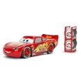 thumbnail image 1 of Disney Pixar Cars 1:24 Lightning McQueen Die-cast Car with Tire Rack Play Vehicles, 1 of 9