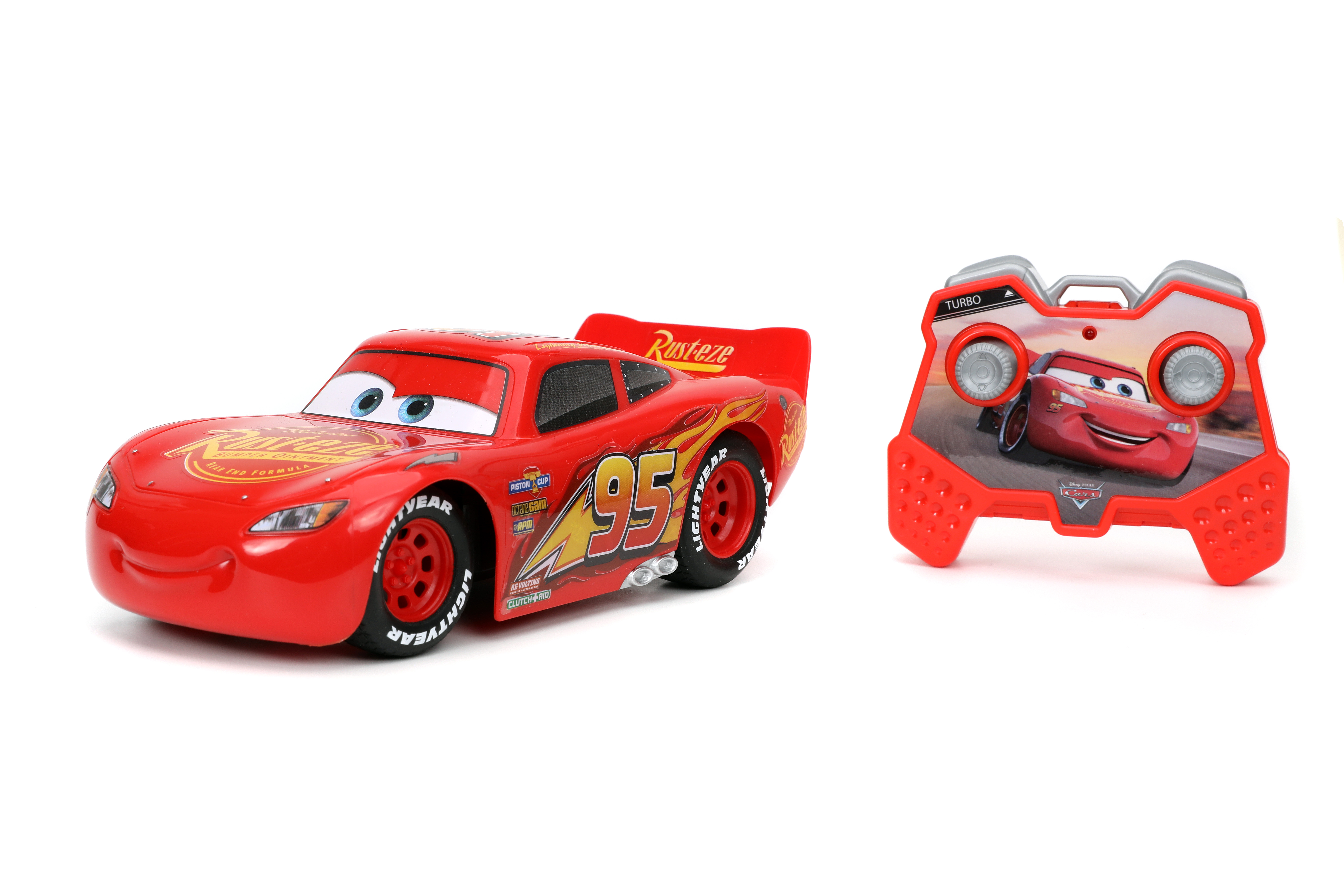 Disney Pixar Cars 1:24 Lightning McQueen RC Radio Control Cars - image 1 of 6