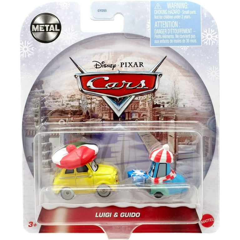 Disney Pixar Cars 1:55 Luigi & Guido Winter Diecast - Walmart.com