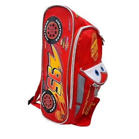 Disney Pixar Cars 14” Lightning McQueen Shaped Backpack