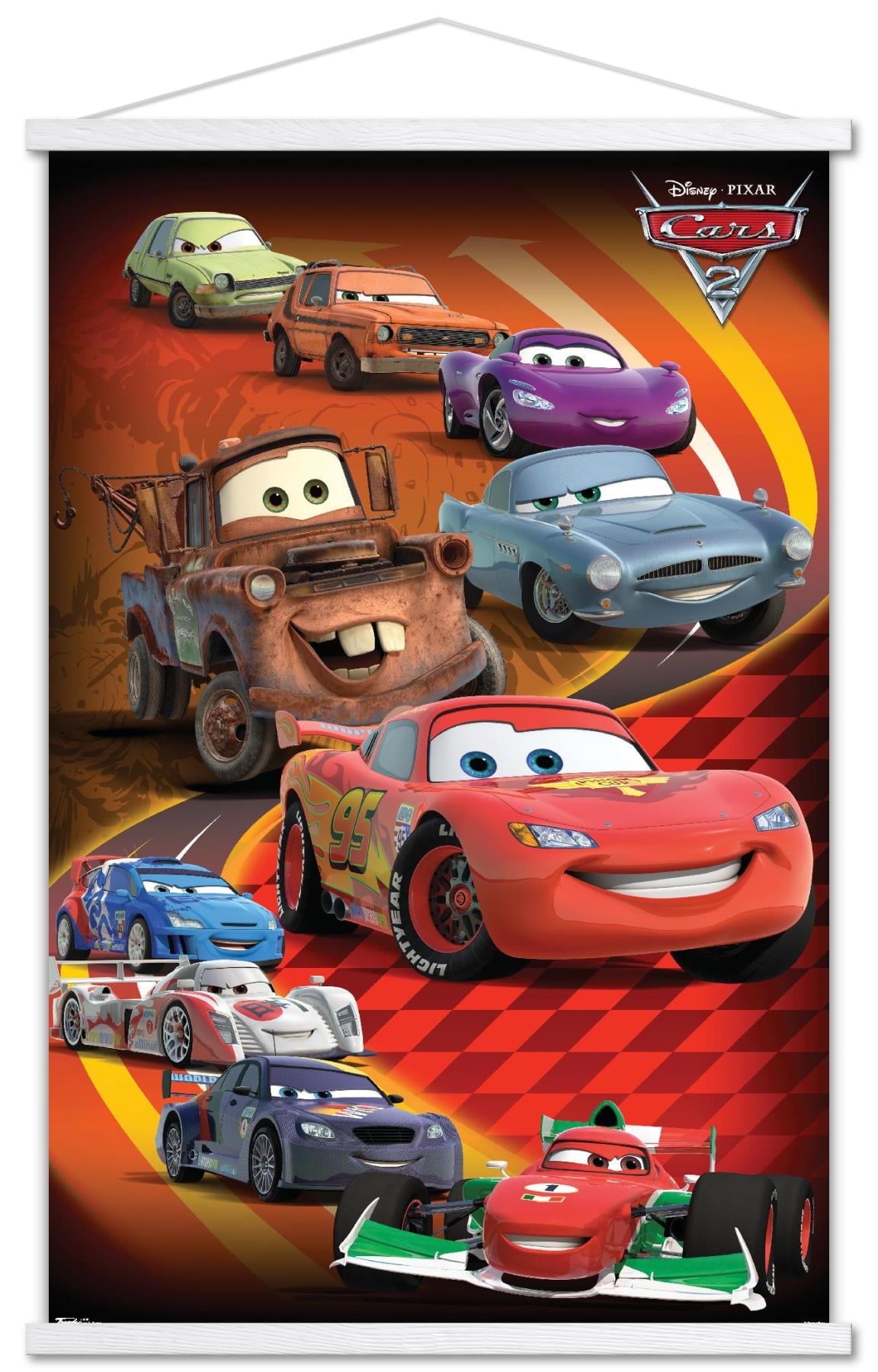 Disney Pixar Cars 2 - Group Wall Poster, 14.725