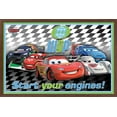 thumbnail image 1 of Disney Pixar Cars 2 - International Racers Wall Poster, 14.725" x 22.375", Framed, 1 of 5