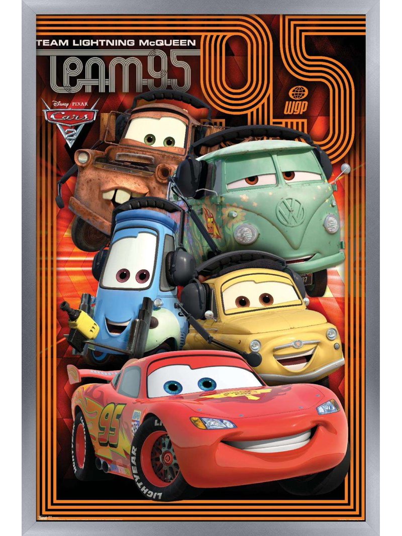 Disney Pixar Cars 2 - Pit Crew Wall Poster, 14.725