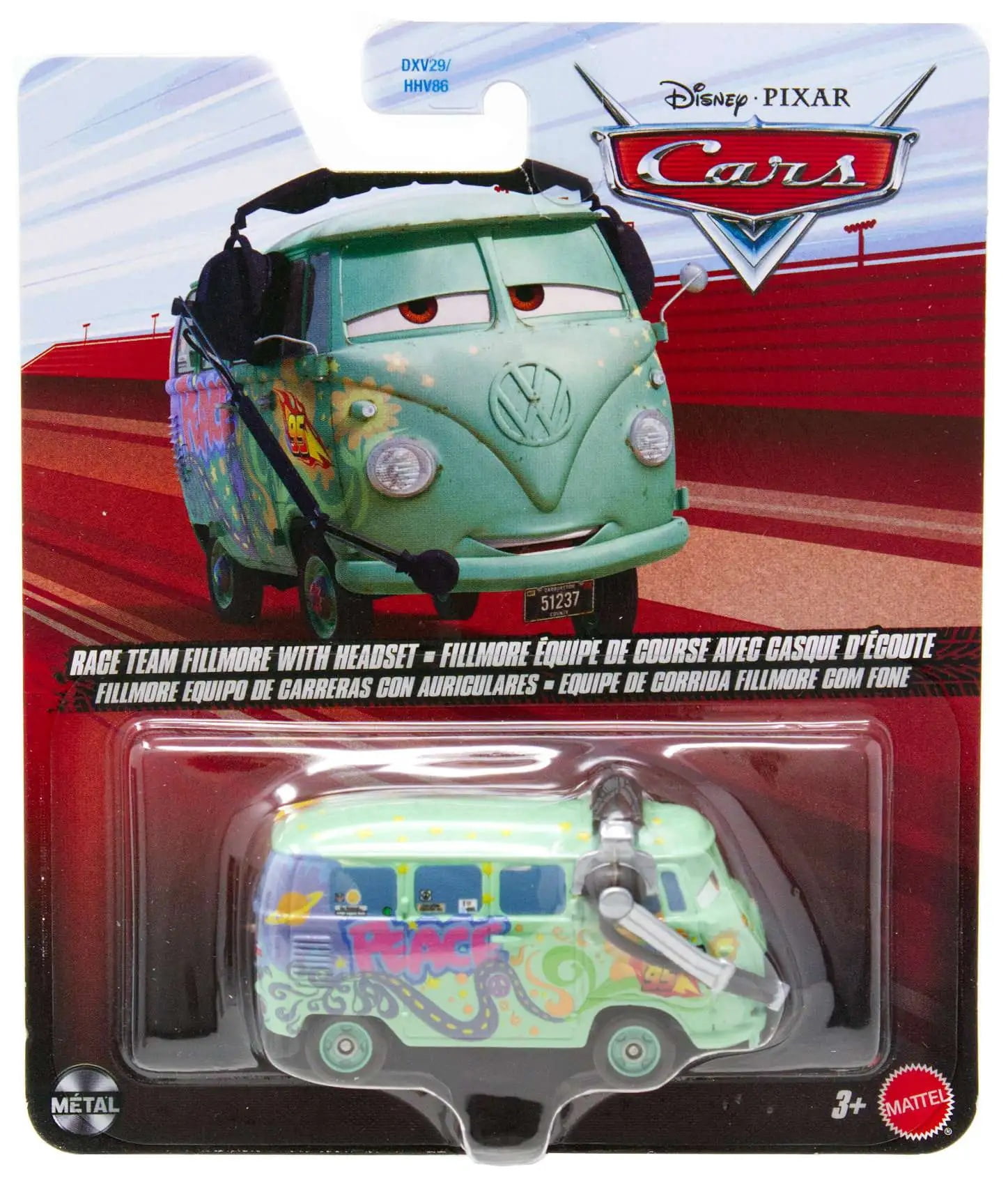 Mattel Disney Pixar Cars Fillmore Toys & Die-Cast | Walmart
