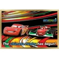 thumbnail image 1 of Disney Pixar Cars 2 - Racing Rivals Wall Poster, 14.725" x 22.375", Framed, 1 of 3