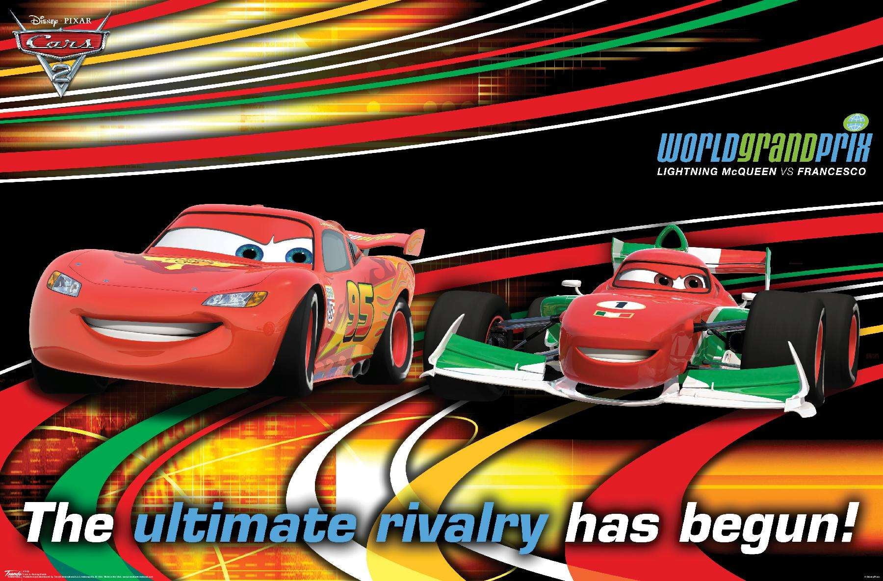 Disney Pixar Cars 2 - Racing Rivals Poster - Walmart.com