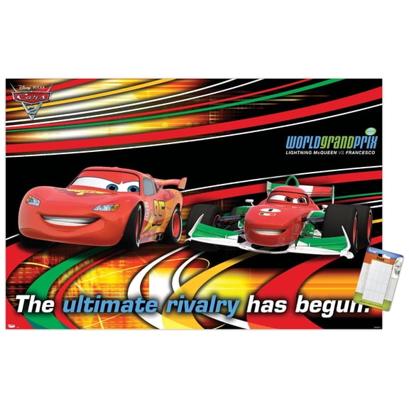 Disney Pixar Cars 2 - Racing Rivals Wall Poster, 22.375" x 34"