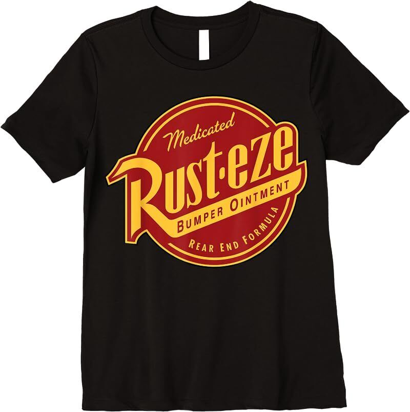 Disney Pixar Cars 2 Rusteze Logo Graphic TShirts