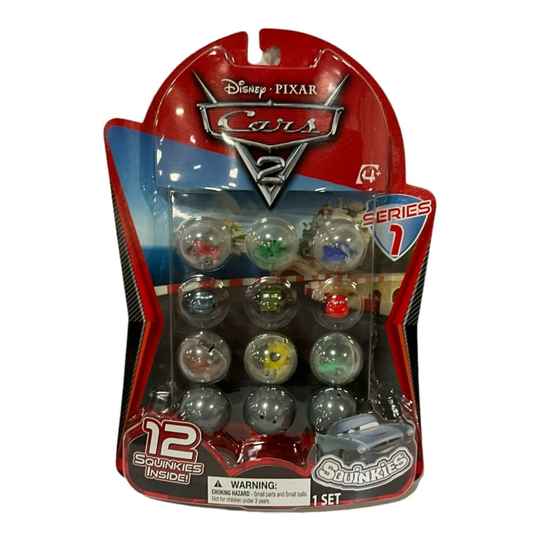Disney Pixar Cars 2 Squinkies Miniature Figurines 12 Total Figures