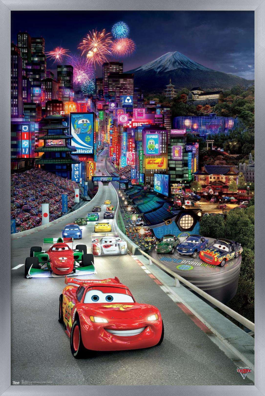 Disney Pixar Cars 2 - Triptych 1 Wall Poster, 14.725