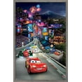 thumbnail image 1 of Disney Pixar Cars 2 - Triptych 1 Wall Poster, 22.375" x 34", Framed, 1 of 5