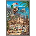thumbnail image 1 of Disney Pixar Cars 2 - Triptych 3 Wall Poster, 14.725" x 22.375", Framed, 1 of 5