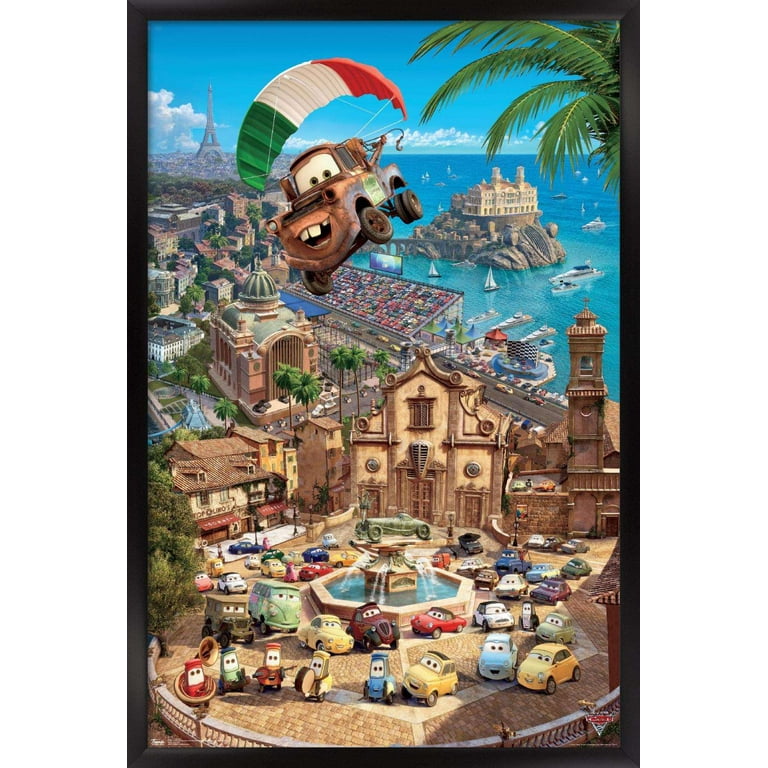 Disney Pixar Cars 2 - Triptych 3 Wall Poster, 14.725