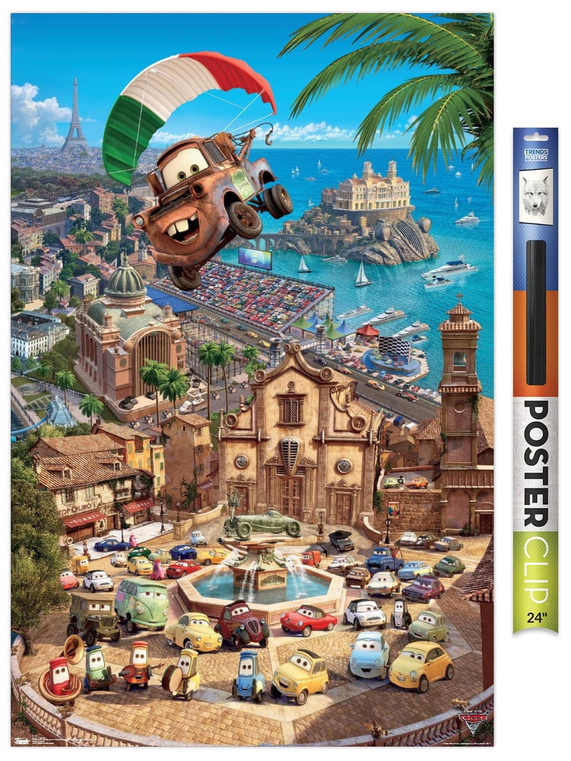 Disney Pixar Cars 2 (2011) - Triptych 3 Wall Poster, 22.375