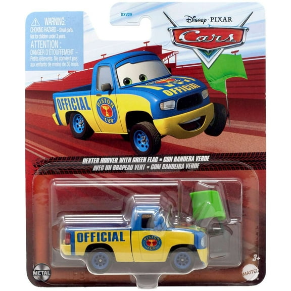 Disney Pixar Cars 2025 Dexter Hoover with Green Flag Metal Diecast