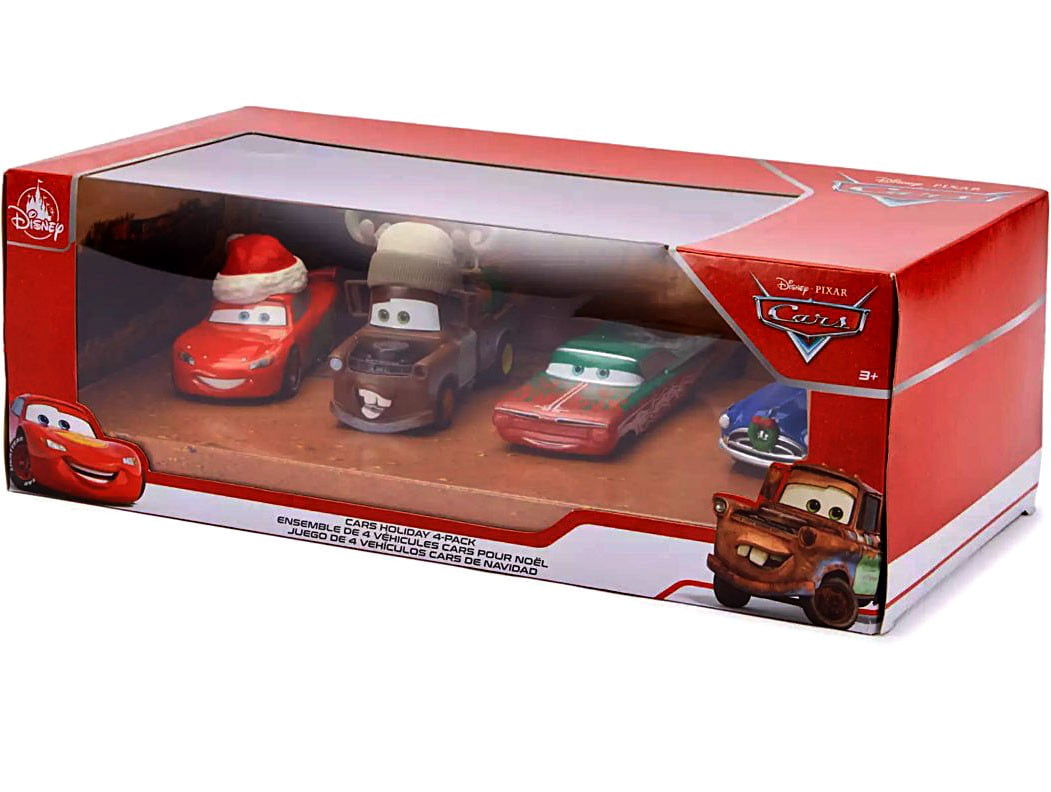 Disney / Pixar Cars 2025 Holiday Lightning McQueen, Tow Mater, Doc