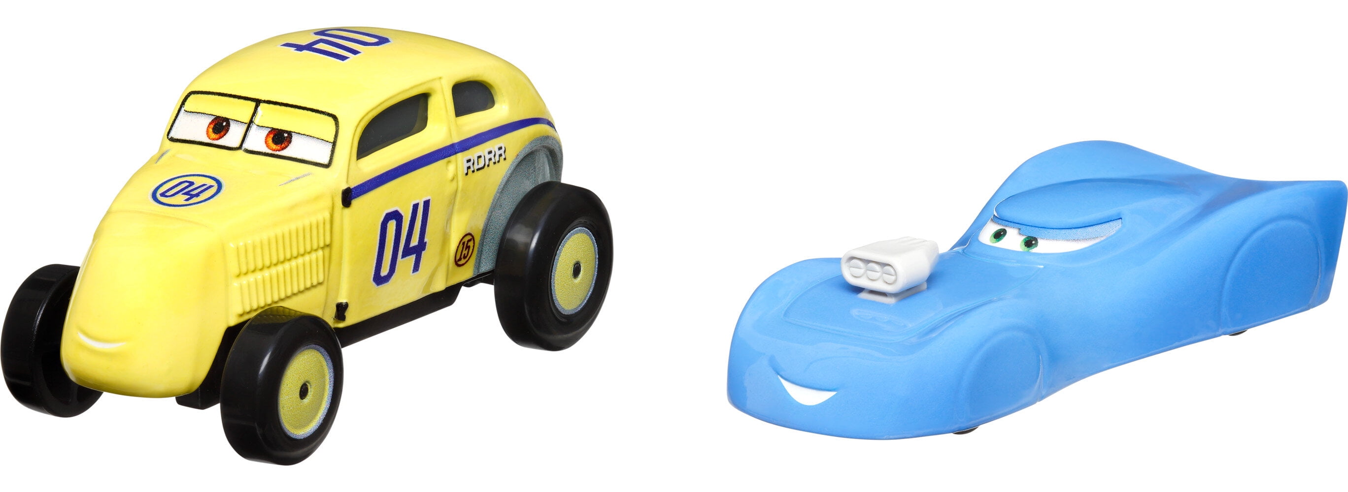 2023 Disney Cars 2 packs DXV99 T Case GEARSTEN MARSHALL MARC