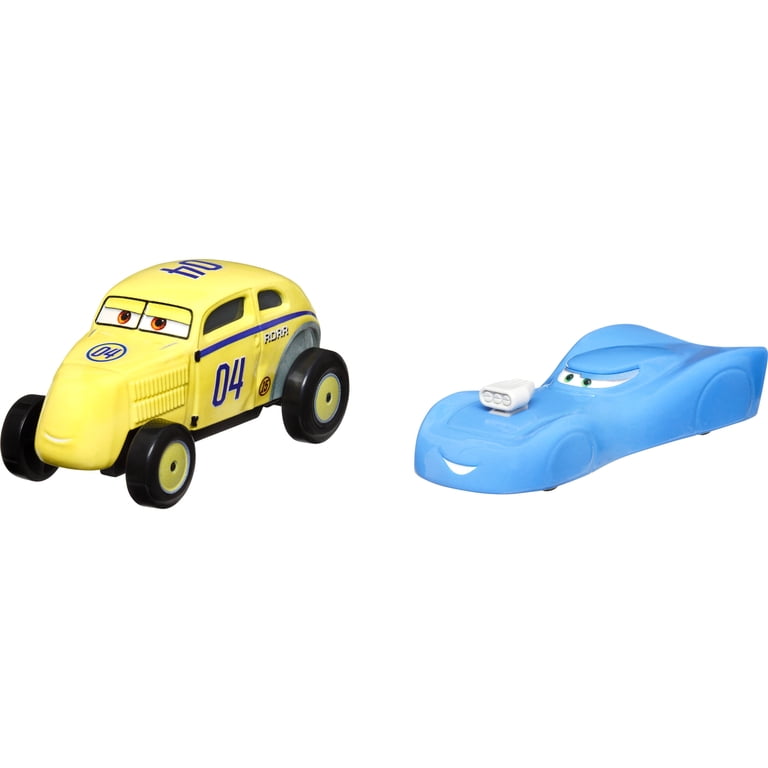 2023 Disney Cars 2 packs DXV99 T Case GEARSTEN MARSHALL MARC