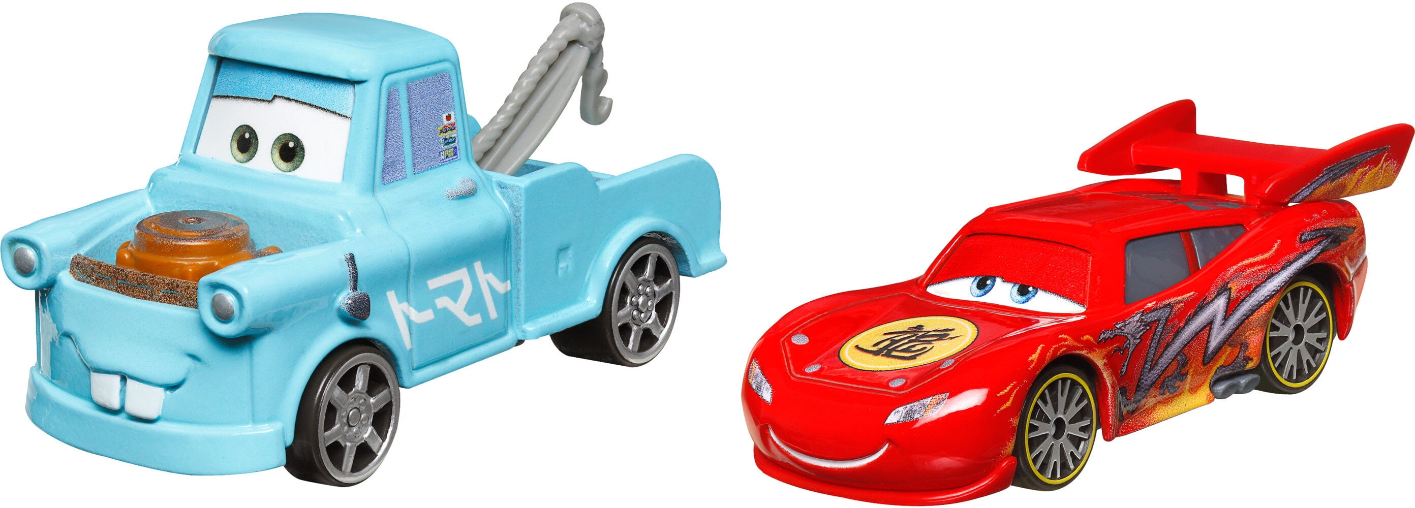 Disney Pixar Cars 3 2-Pack Assortment, 1:55 scale Die-Cast Fan Favorite Character Vehicles for Racing and Storytelling Fun, Gift for Kids Age 3 and Older