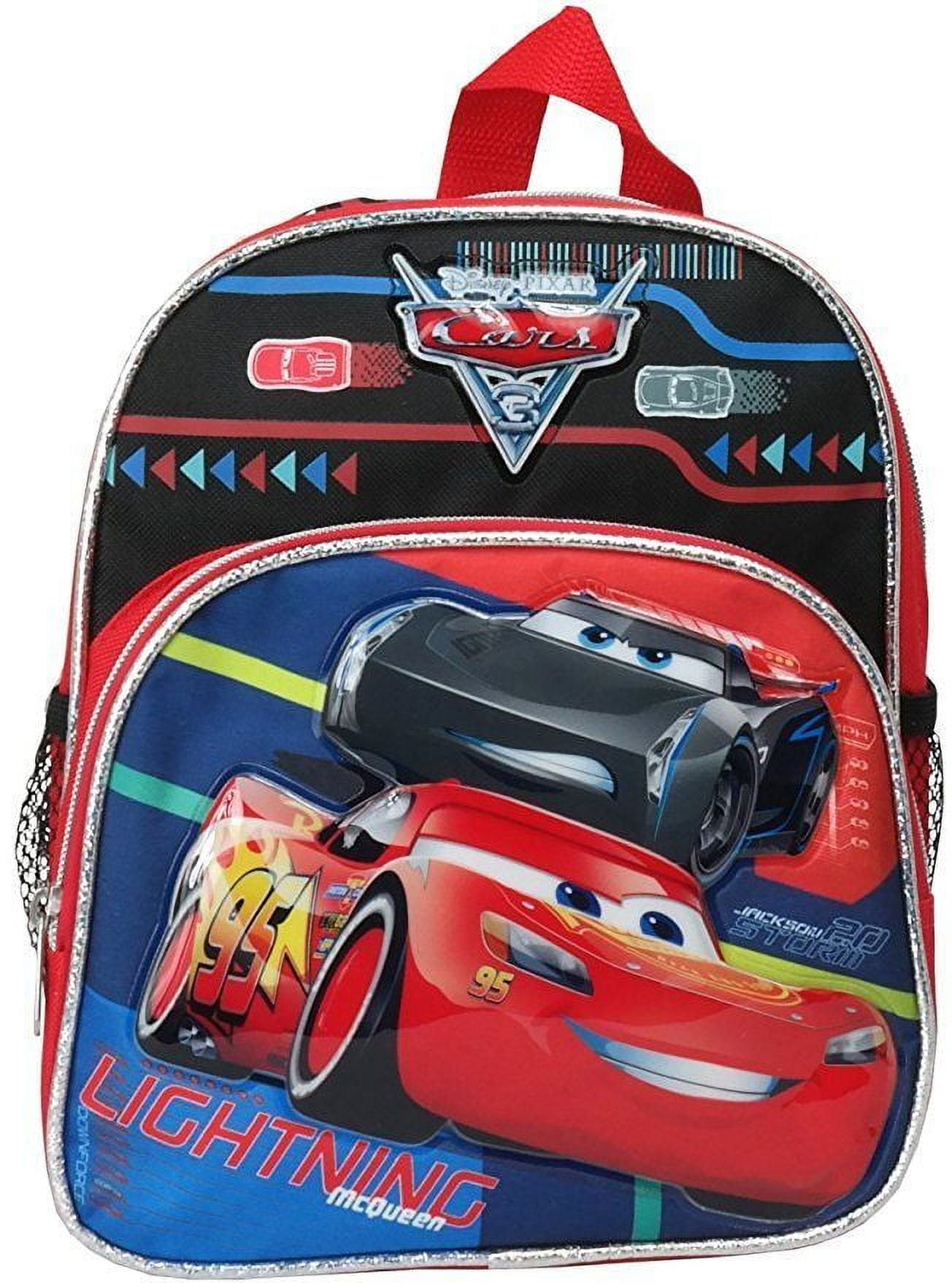 Lightning mcqueen top backpack walmart