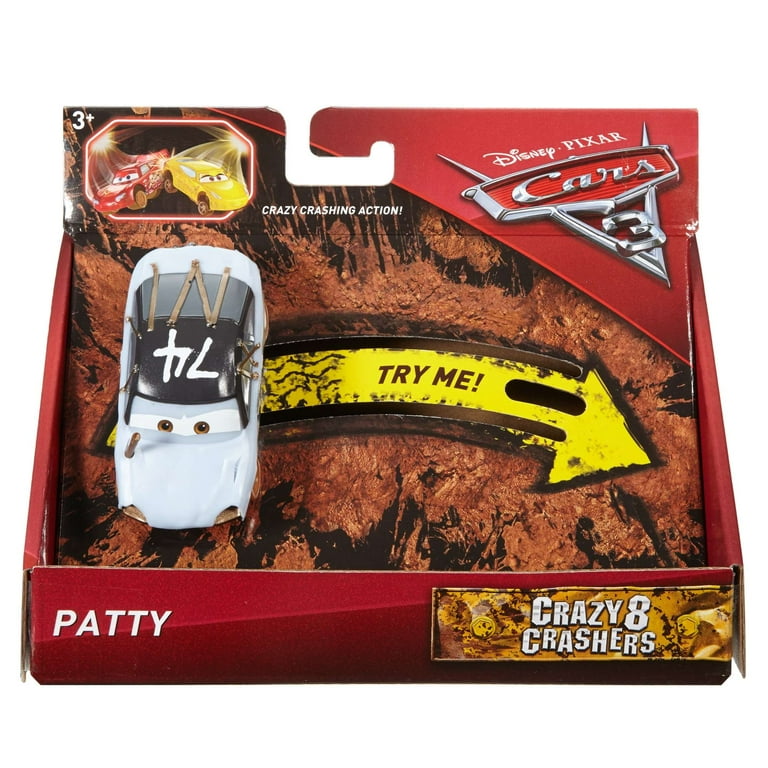Disney Pixar Cars 3 Crazy 8 Crashers Patty Vehicle