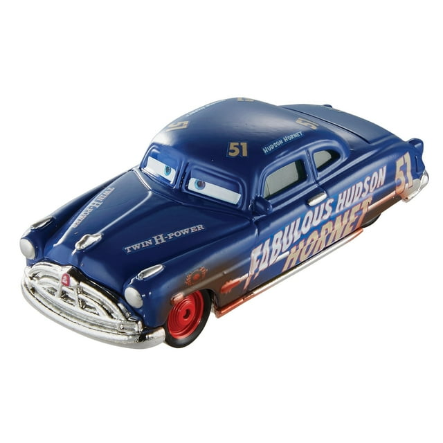 Disney Pixar Cars 3 Dirt Track Fabulous Hudson Hornet Die-Cast Model ...