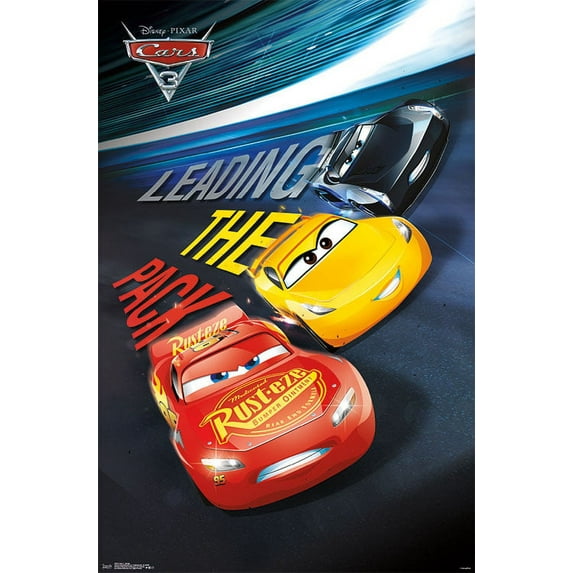 Disney Pixar Cars 3 - Group Wall Poster, 22.375" x 34"