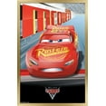 thumbnail image 1 of Disney Pixar Cars 3 - Lightning Wall Poster, 22.375" x 34", Framed, 1 of 3