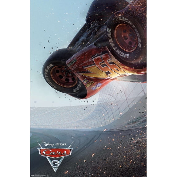 Disney Pixar Cars 3 - One Sheet Wall Poster, 14.725" x 22.375"
