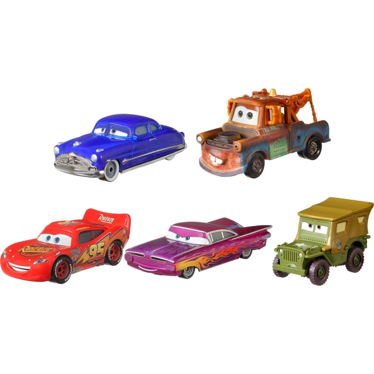 Disney Pixar Cars 3: 5-Pack Character Vehicles with Iconic Details