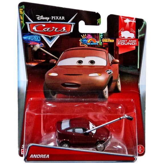Disney Pixar Cars Andrea Die-Cast, Lost & Found Car Play Vehicle