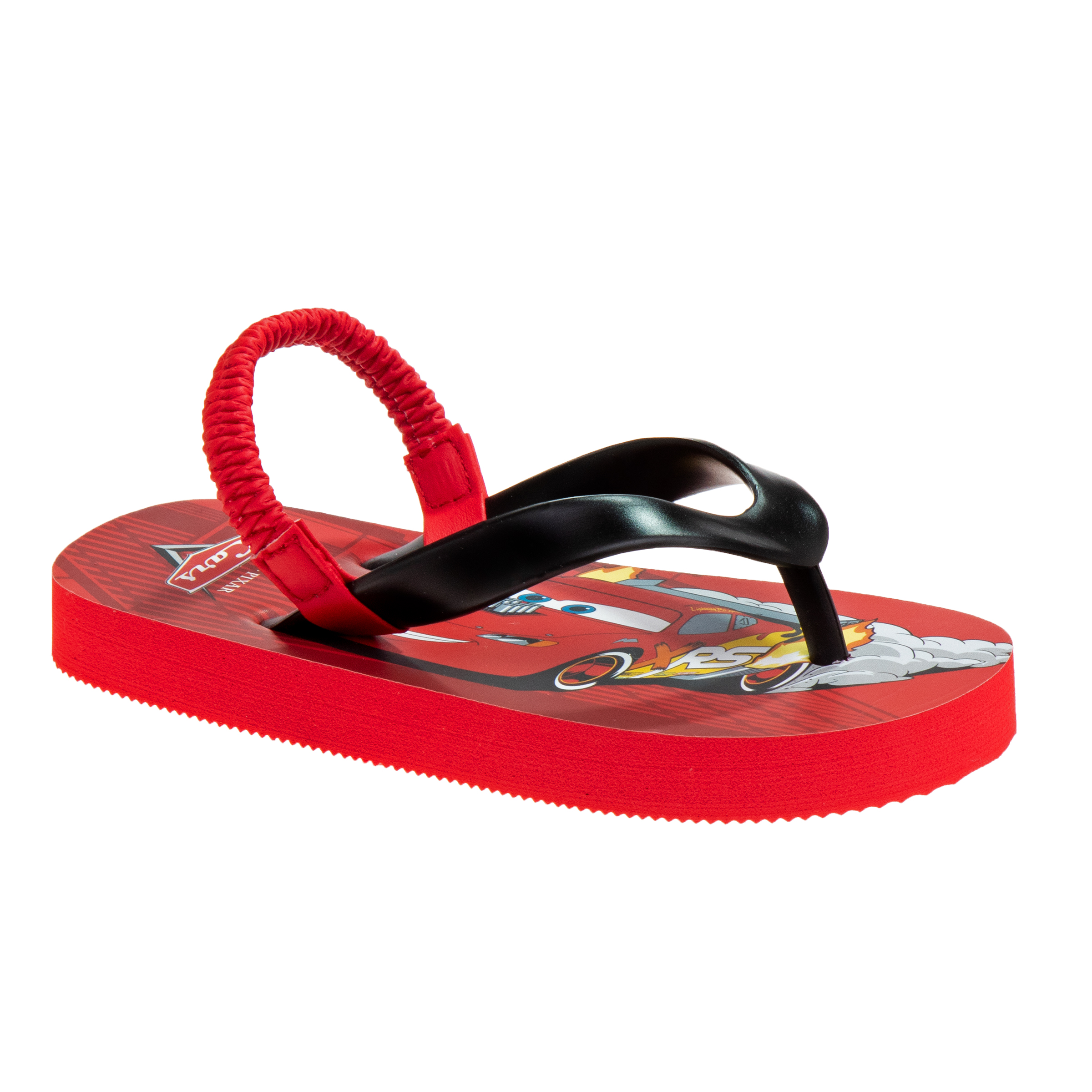 Disney Pixar Cars Boy Flip Flops with back strap