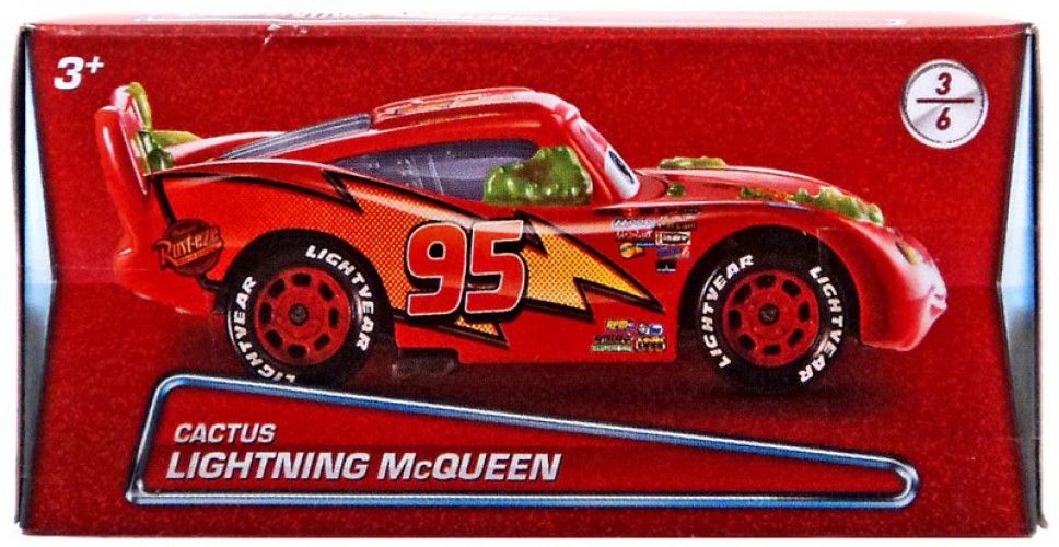 Disney Pixar Cars Cactus Lightning McQueen Diecast Play Vehicle