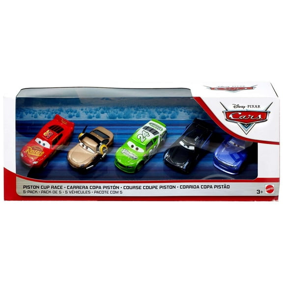 Disney / Pixar Cars Cars 3 Piston Cup Race Diecast Car 5-Pack (Shannon Spokes, Danny Swerves, Lightning McQueen, Jackson Storm & Brick Yardley)
